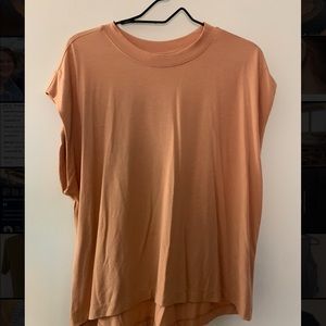 coral tee